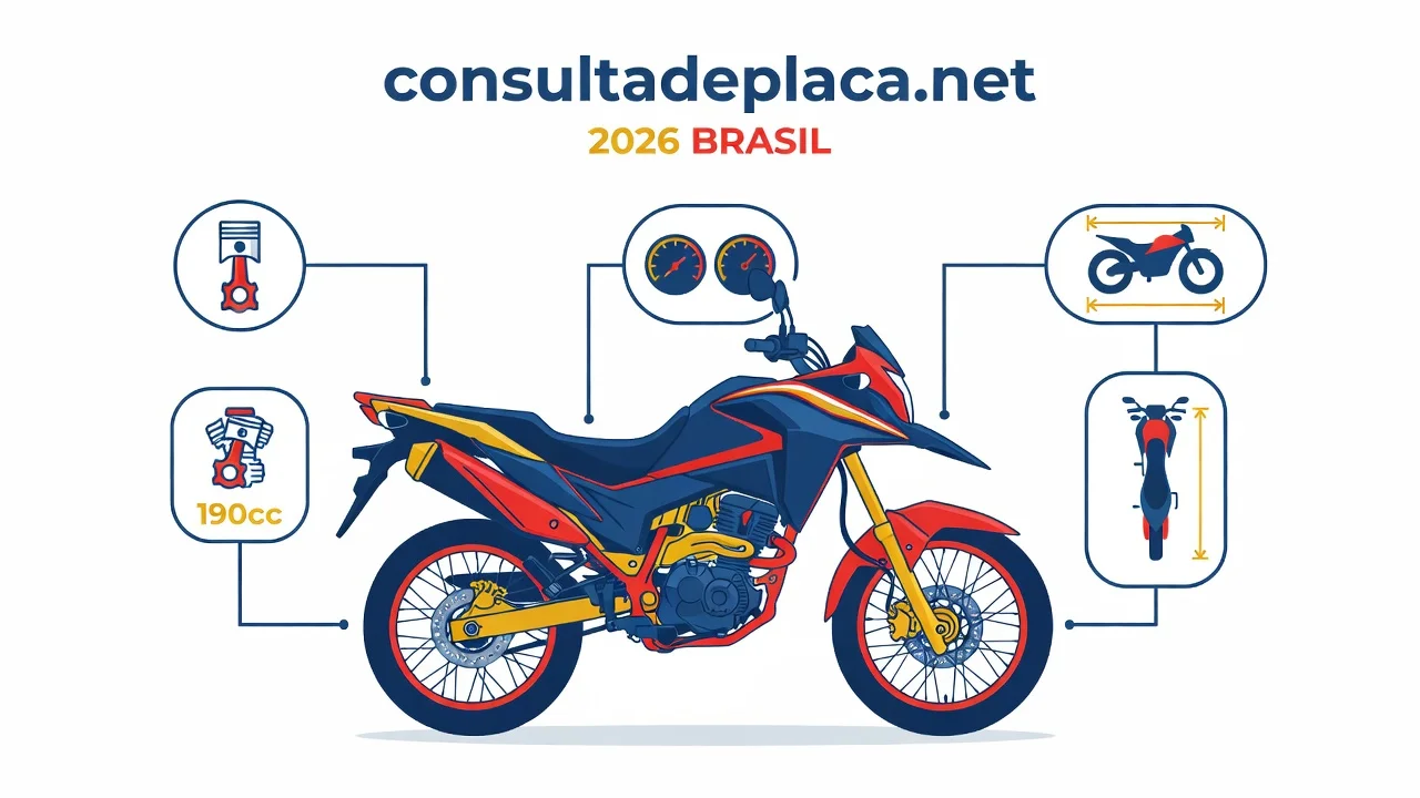 Ficha Técnica Honda XRE 190 2026: Motor, Freios e Tanque
