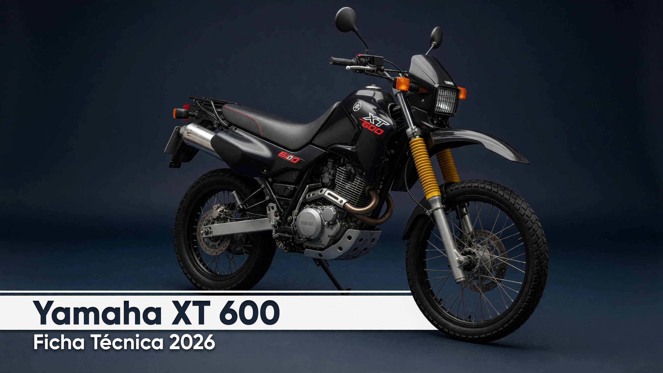 Ficha Técnica Yamaha XT 600 2026: Motor, Freios e Consumo