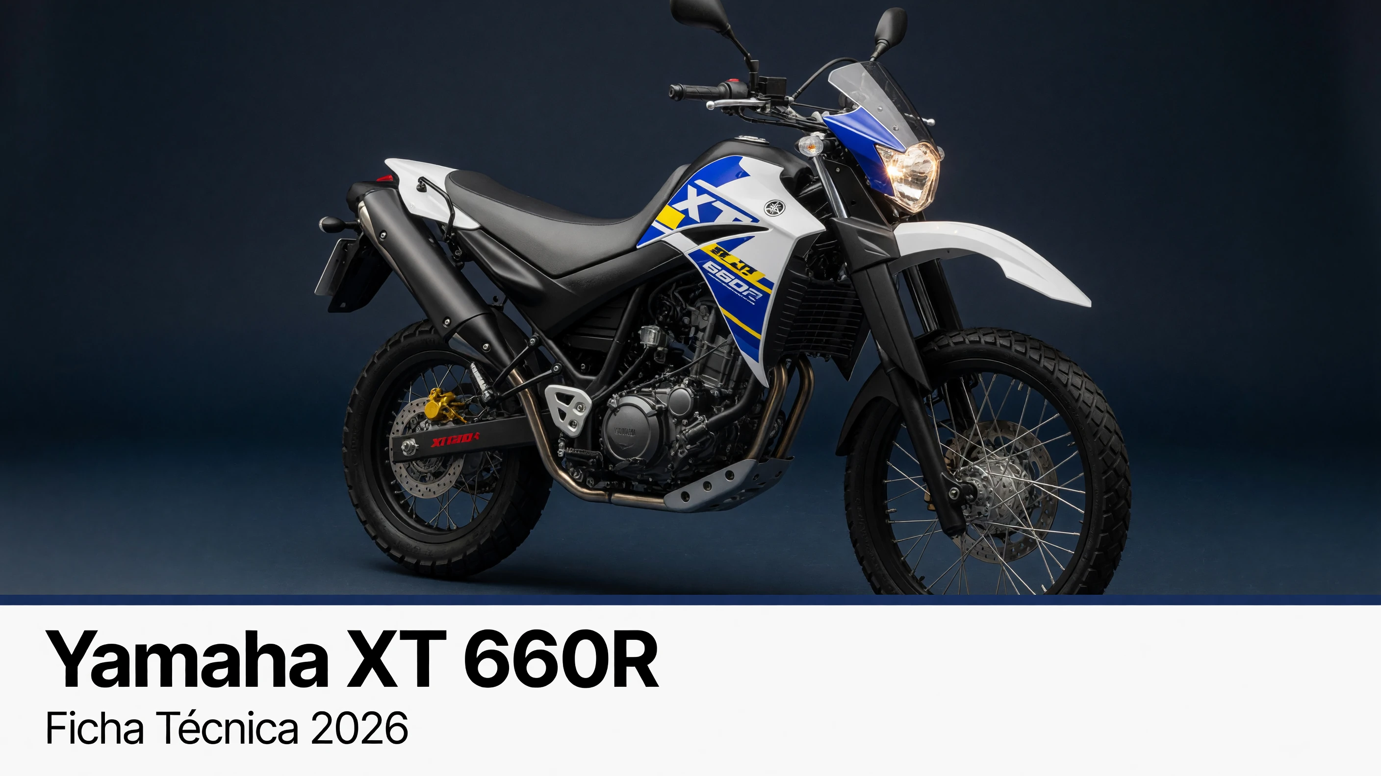 Ficha Técnica Yamaha XT 660R 2026: Motor 660cc, Consumo e Medidas