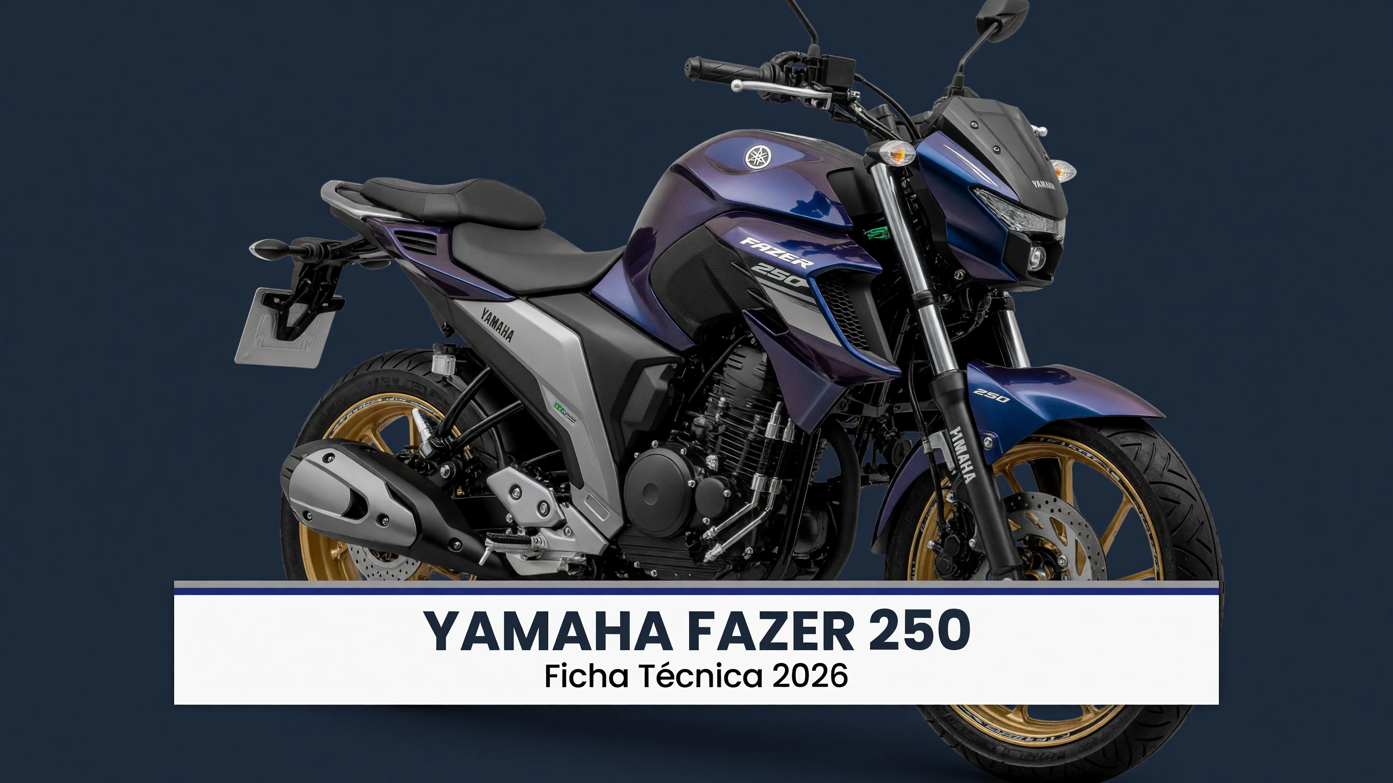 Ficha Técnica Yamaha Fazer 250 2026: Motor e Consumo