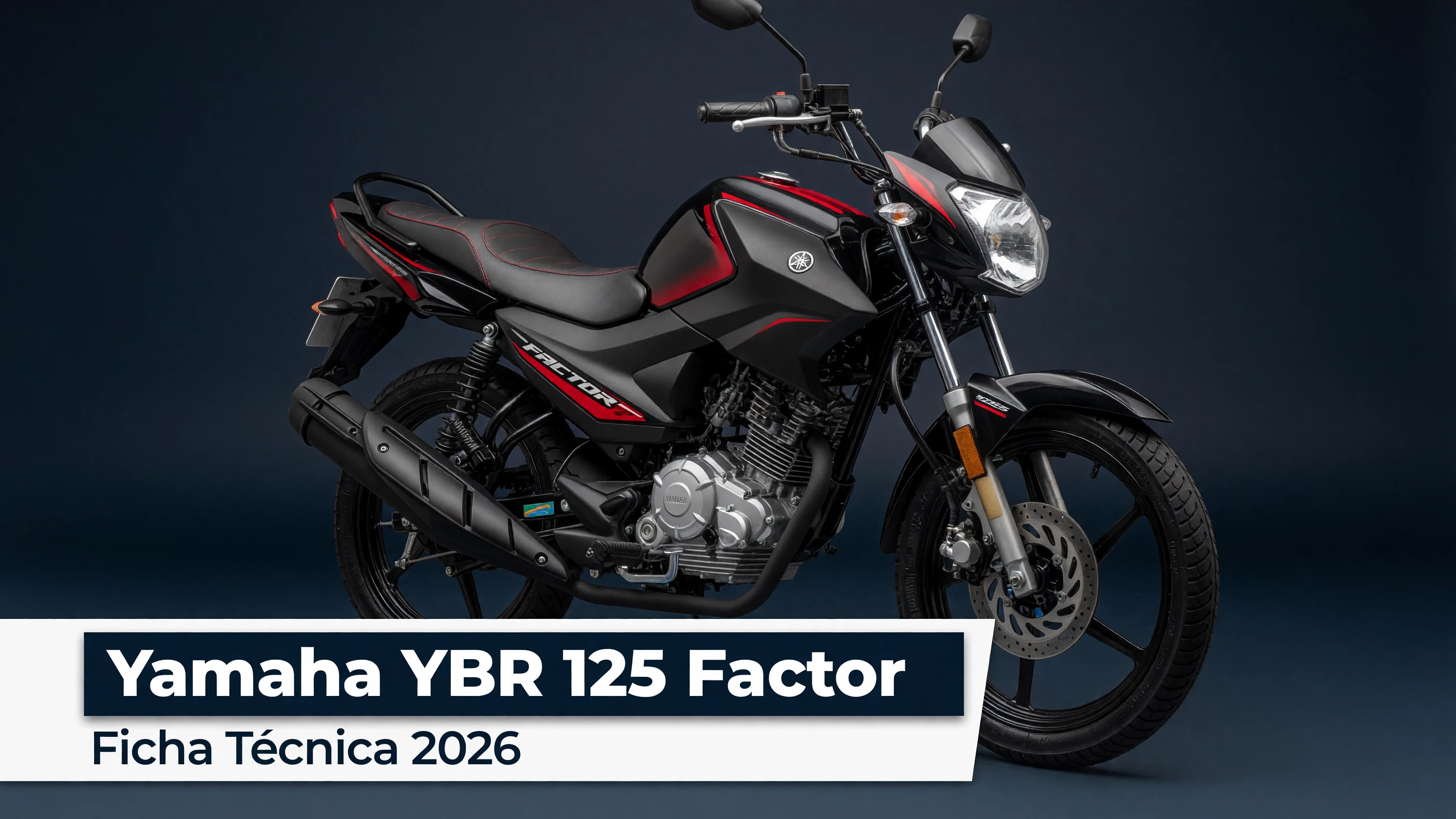Ficha Técnica Yamaha YBR 125 Factor 2026: Motor e Consumo