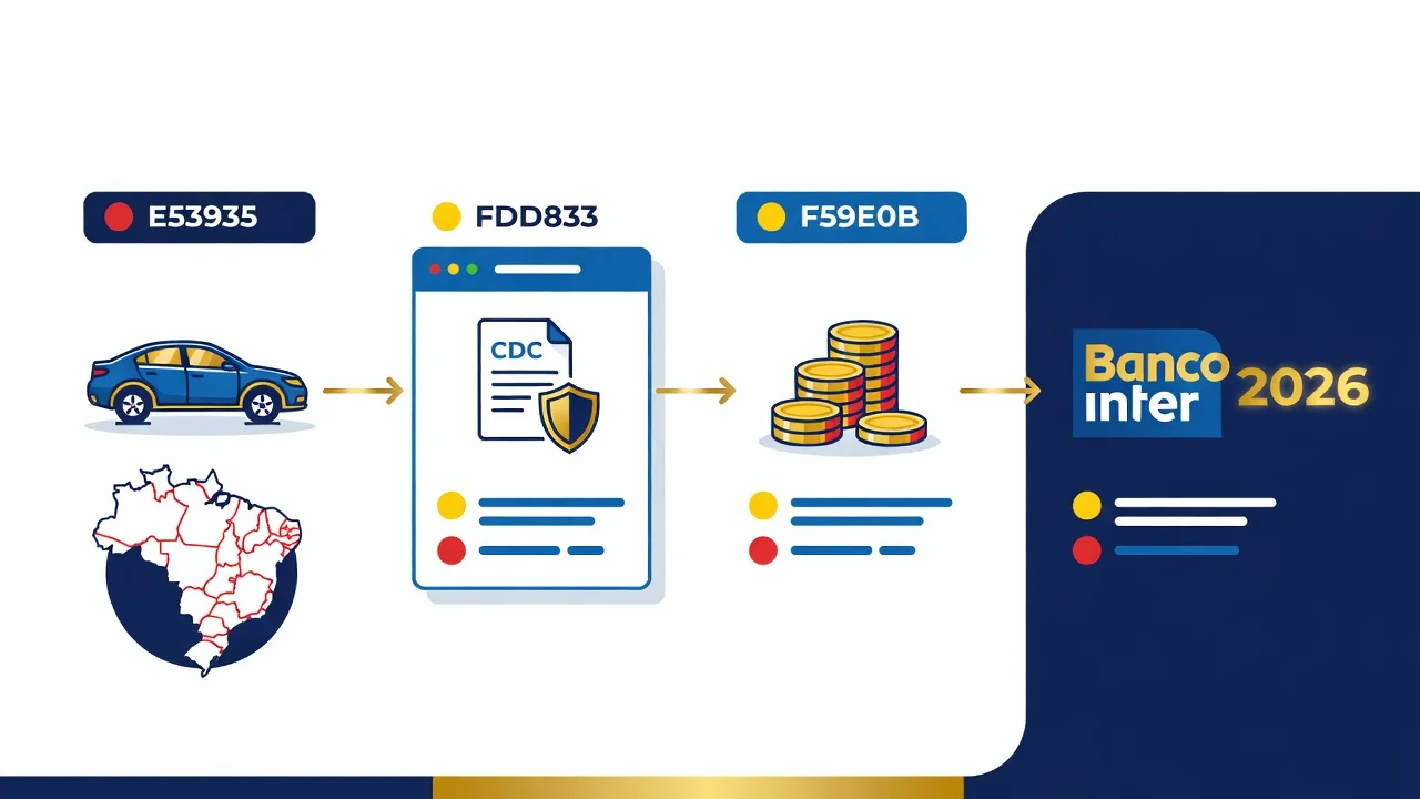 Financiamento de Carro no Banco Inter 2026: Taxa, CDC e App