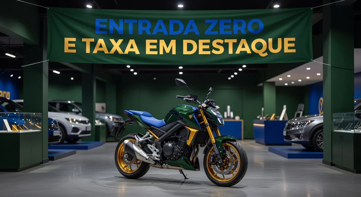 Financiamento de Moto 0km com Entrada Zero 2026: É Possível? Veja Condições