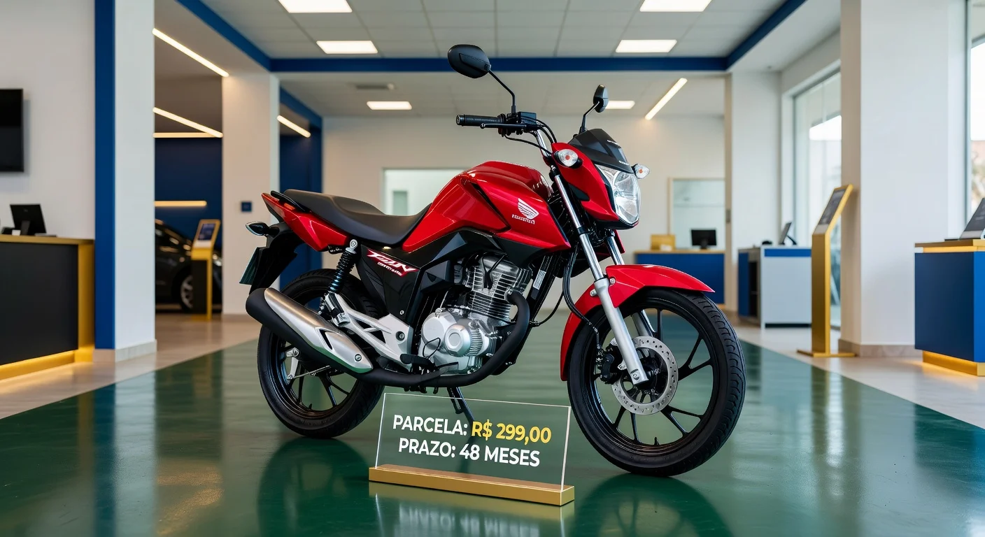 Financiamento Honda CG 160 2026: Parcela a Partir de R$ 500 — Simule Agora