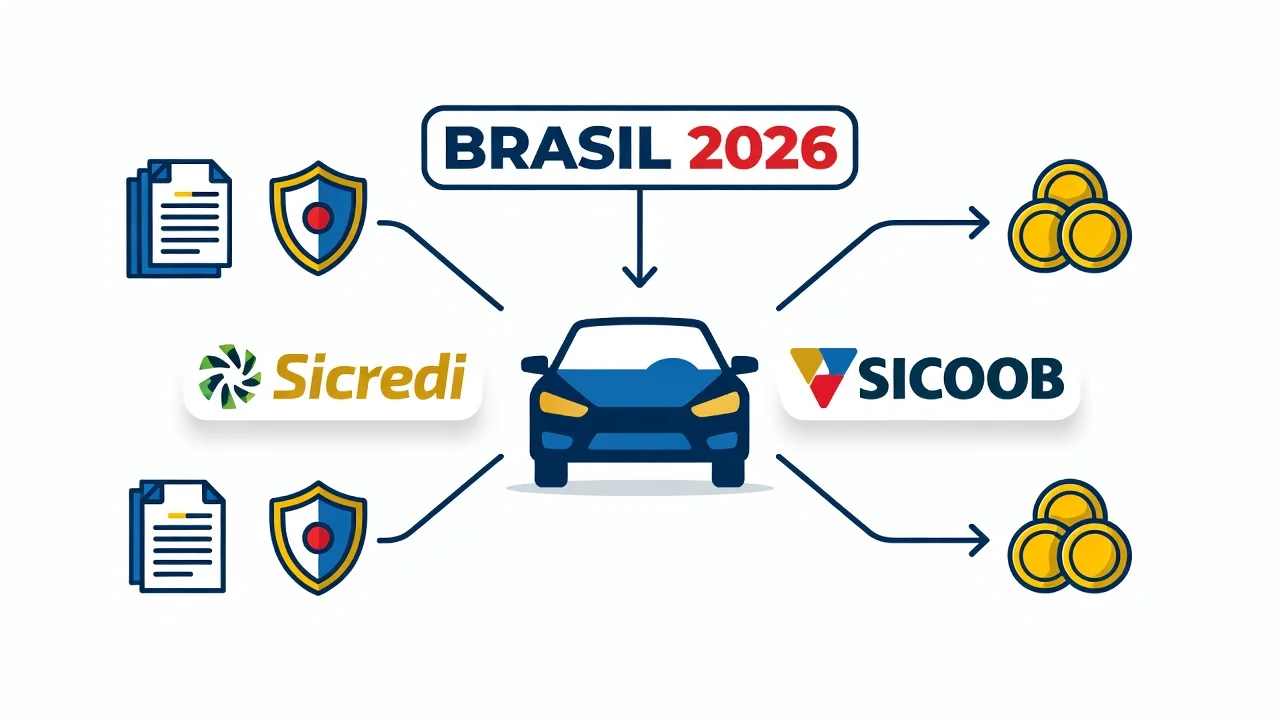 Financiamento de Veiculo em Cooperativa: Sicredi e Sicoob 2026