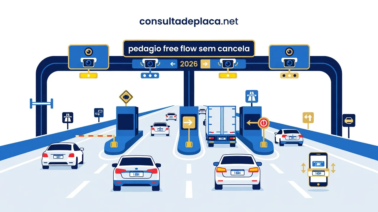 Pedagio Free Flow: Como Pagar e Evitar Multa em 2026