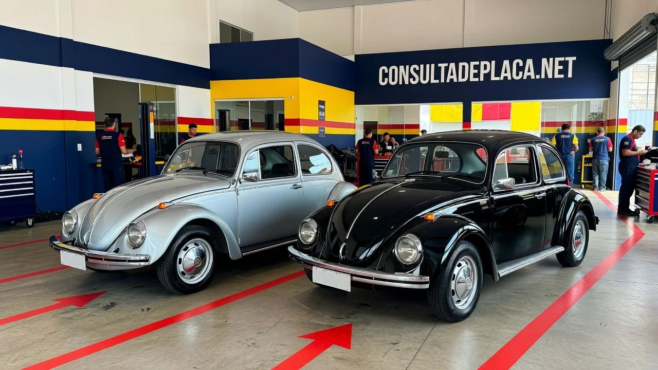 Fusca 4 Portas e as Cores Originais de Fábrica