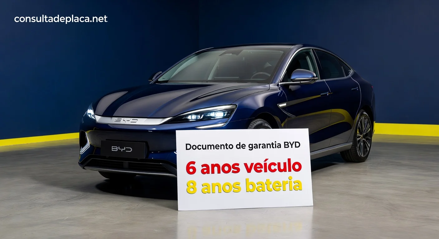Garantia BYD no Brasil 2026: 6 Anos no Veículo e 8 Anos na Bateria