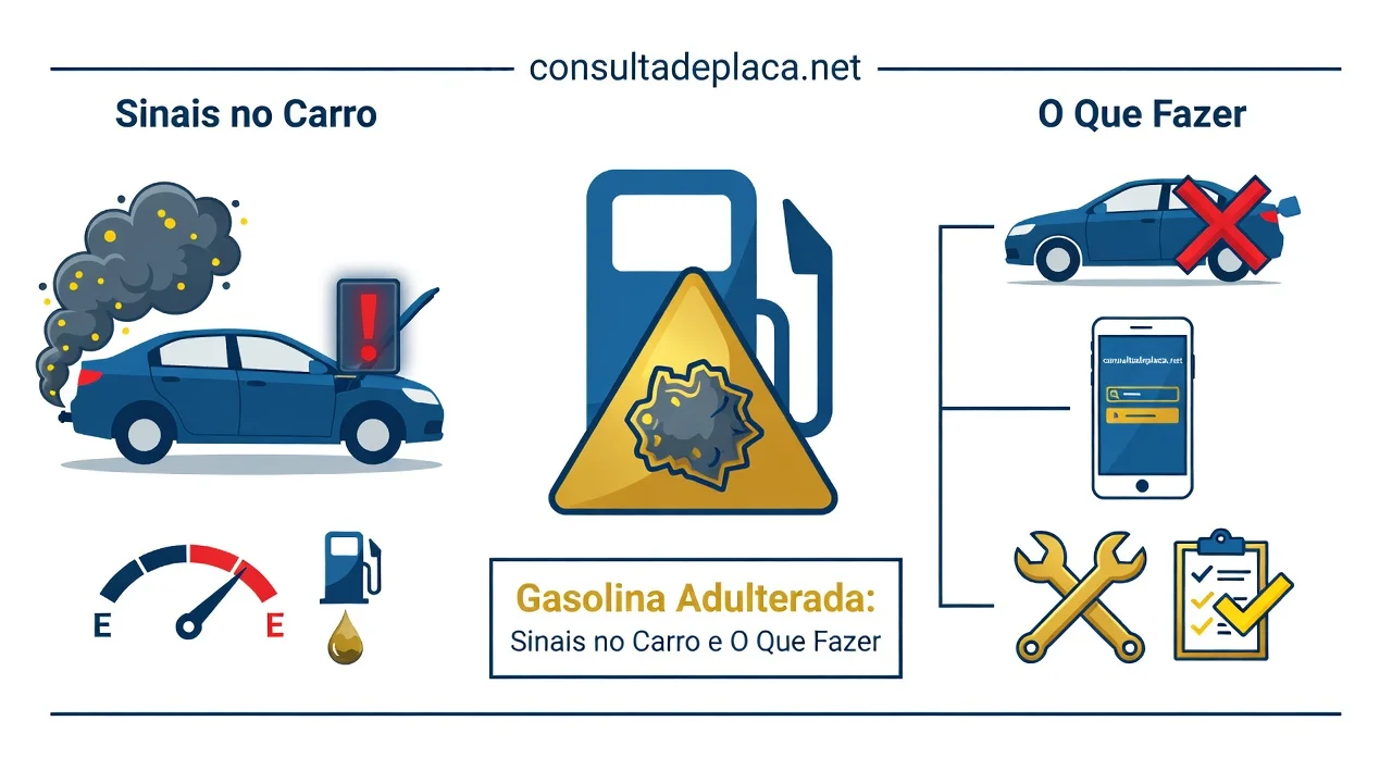 Gasolina Adulterada: Sinais no Carro e O Que Fazer