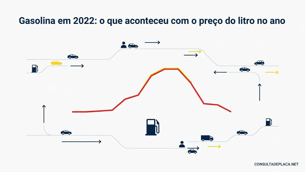 Gasolina em 2022: o que aconteceu com o preço do litro no ano