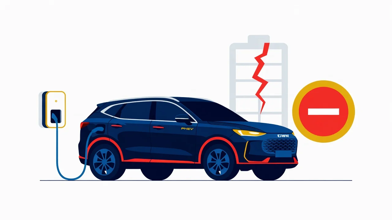 GWM Haval H6 PHEV Problema Recarga Falha Bateria