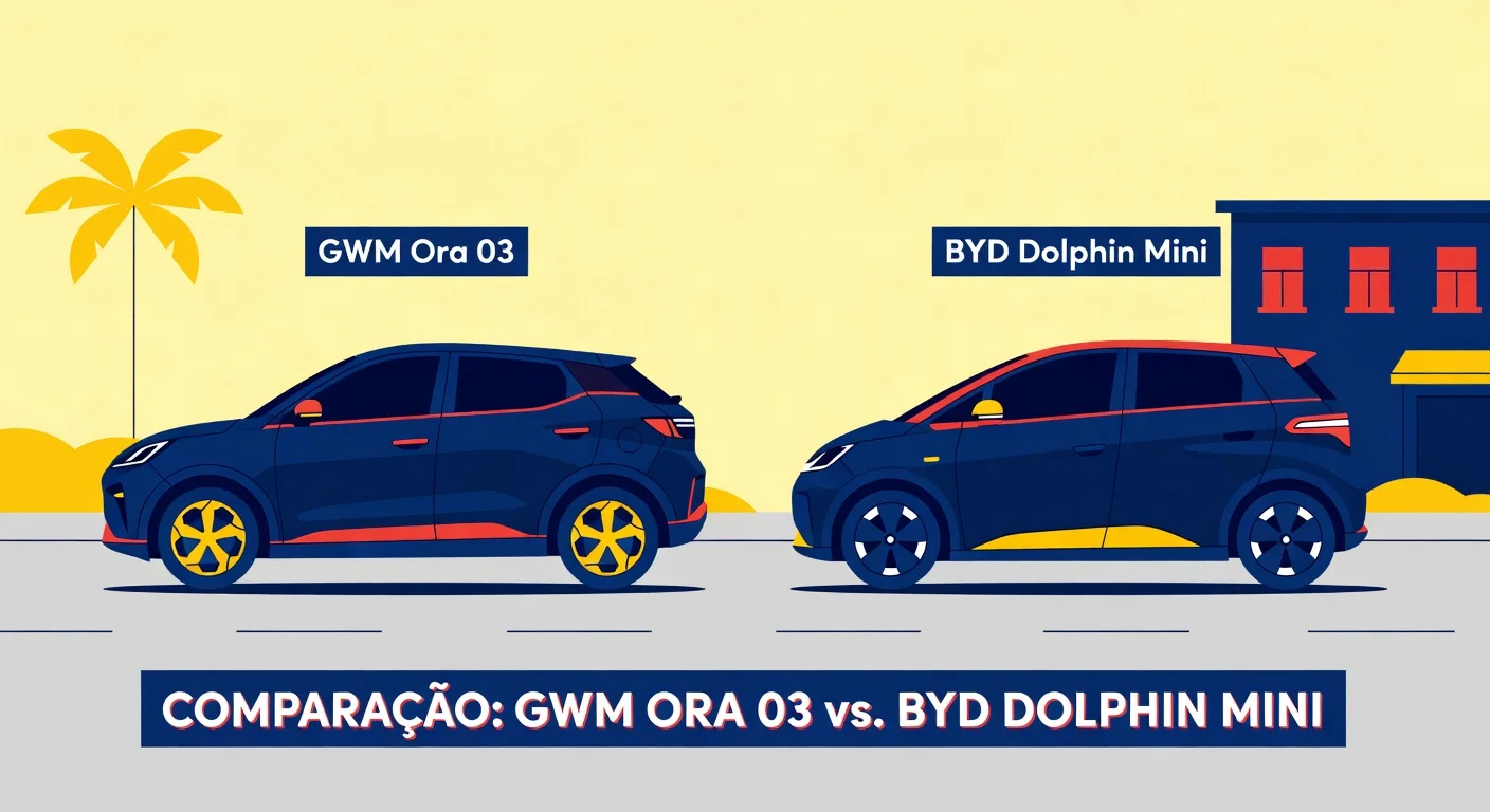 GWM Ora 03 vs BYD Dolphin Mini: Qual Comprar em 2026