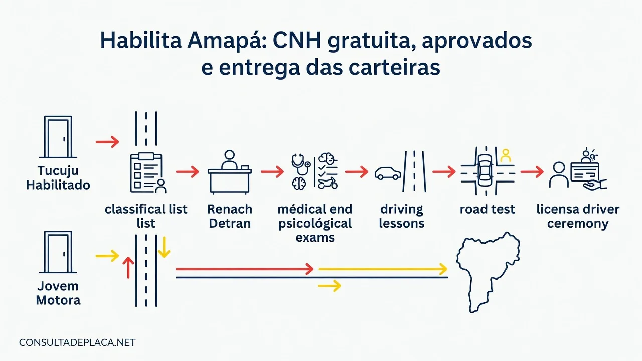 Habilita Amapá: CNH gratuita, aprovados e entrega das carteiras