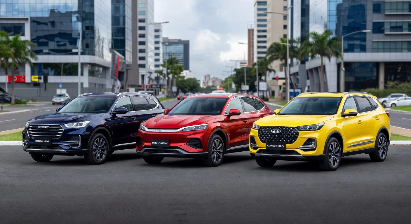 Haval H6 PHEV vs BYD Song Plus vs Tiggo 8 Pro: Qual SUV Chinês Híbrido em 2026?