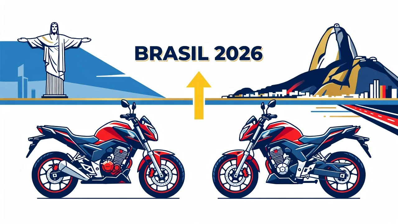 Honda CB 300F vs CB 300R Twister 2026: qual é qual?