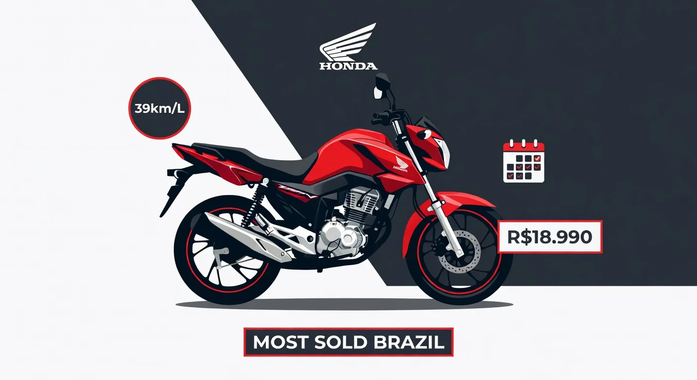 Honda CG 160 Fan e Titan 2026: preço, ficha técnica e revisão
