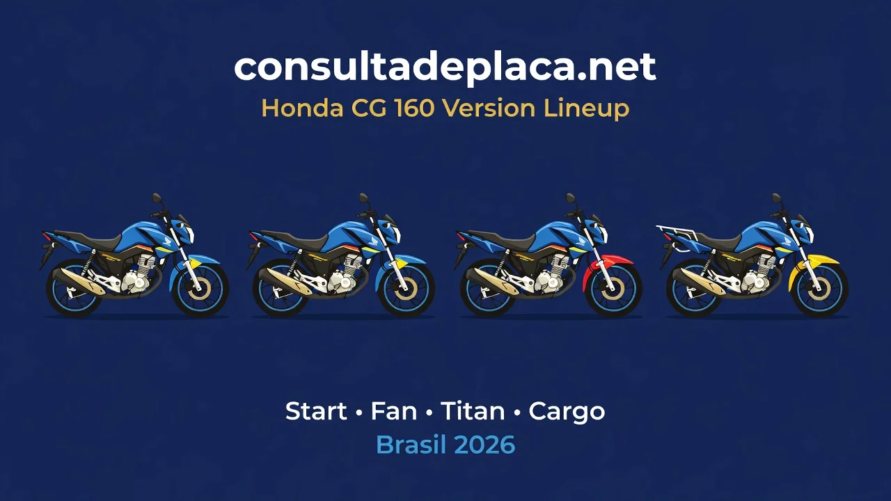 Honda Titan 160 vs CG 160 Fan 2026: diferenças e preço