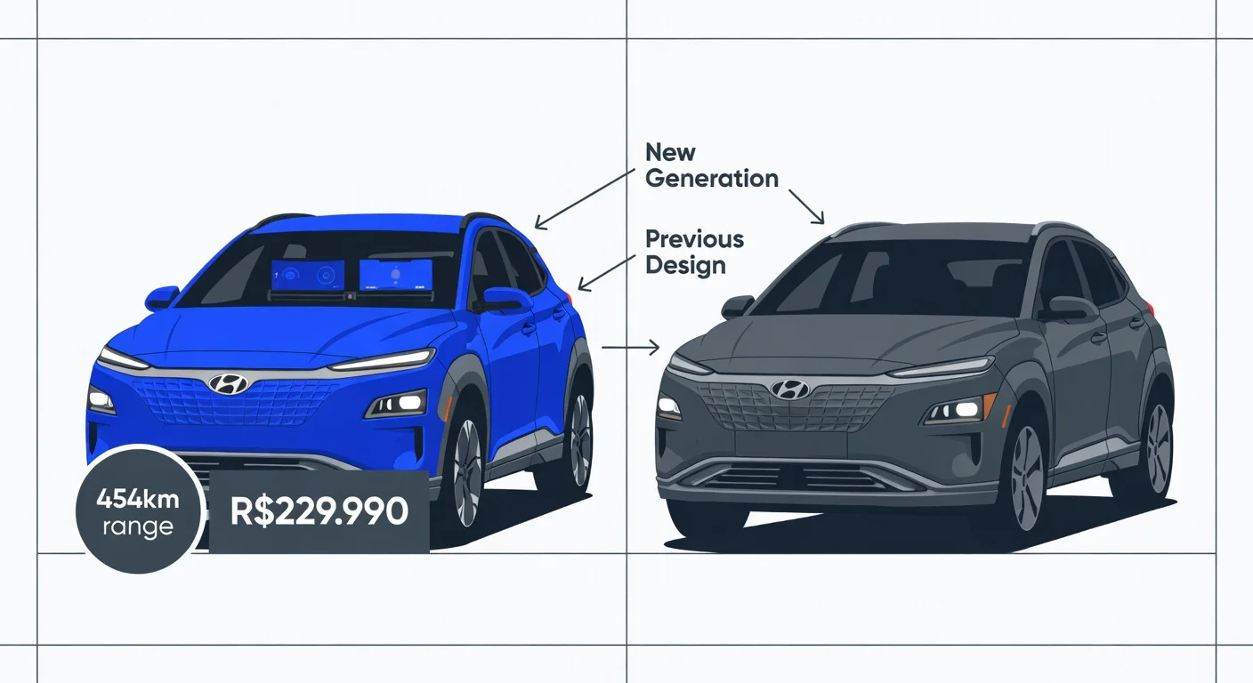 Hyundai Kona Electric 2026: nova geração e preço atualizado