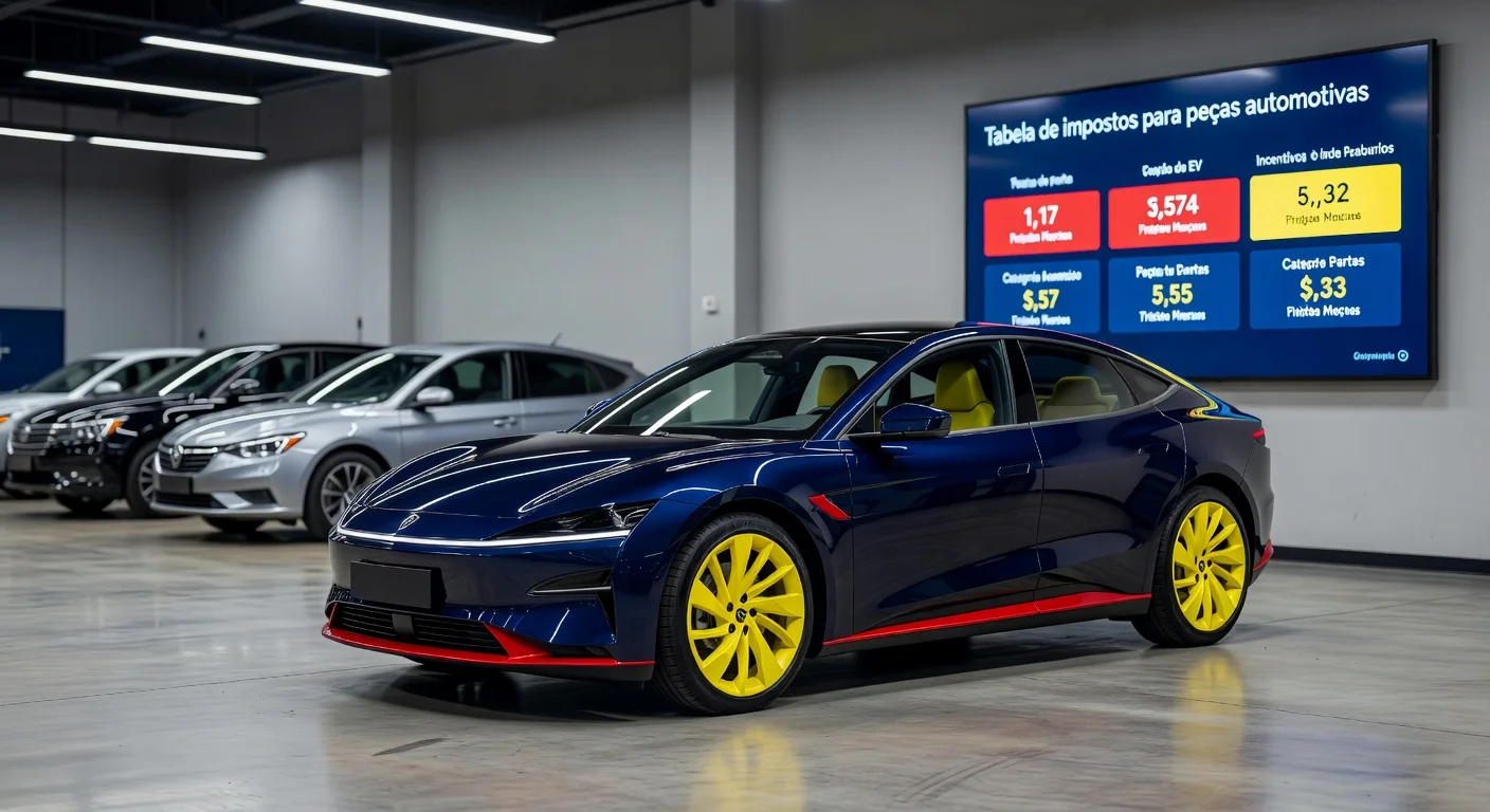 Importar Peça de Carro Elétrico para o Brasil 2026: Impostos, Custo e Prazo