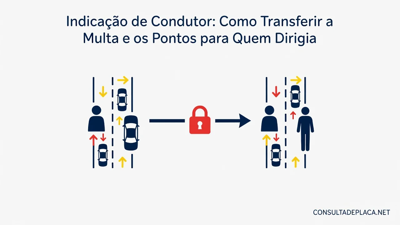 Indicação de Condutor 2026: Como Transferir a Multa e os Pontos para Quem Dirigia