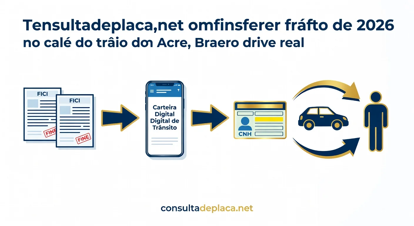 Indicar Real Condutor da Multa no DETRAN Acre 2026: Prazo, FICI e Como Transferir a Pontuação