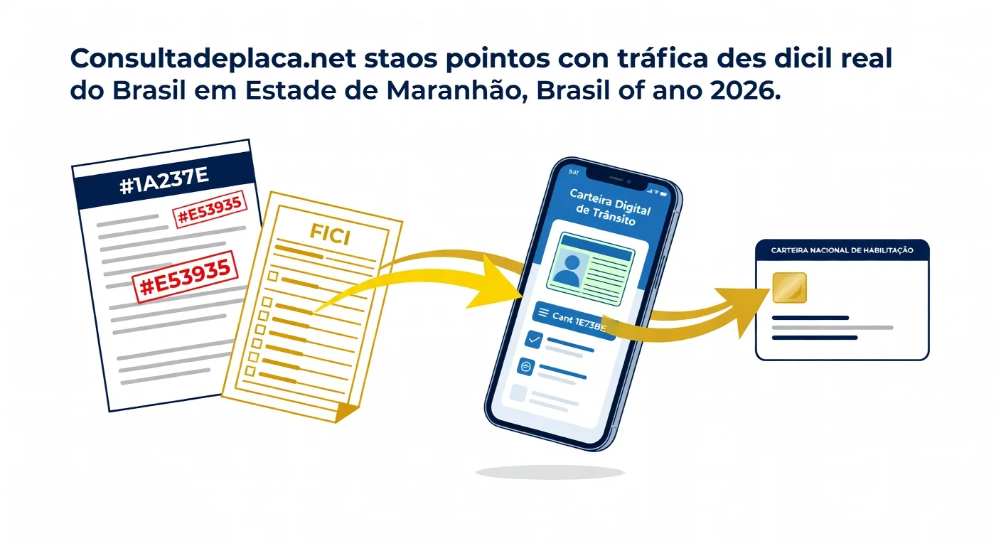 Indicar Real Condutor da Multa no DETRAN Maranhão 2026: Prazo, FICI e Como Transferir a Pontuação