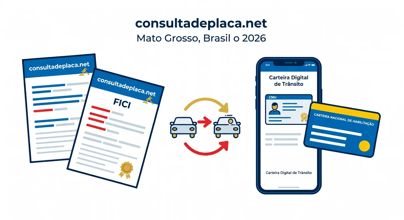 Indicar Real Condutor da Multa no DETRAN Mato Grosso 2026: Prazo, FICI e Como Transferir a Pontuação
