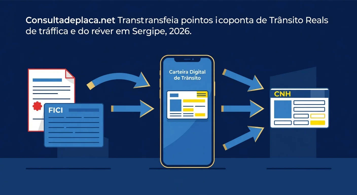 Indicar Real Condutor da Multa no DETRAN Sergipe 2026: Prazo, FICI e Como Transferir a Pontuação