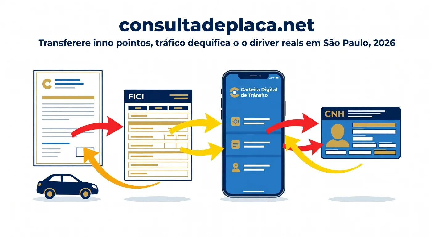 Indicar Real Condutor da Multa no DETRAN São Paulo 2026: Prazo, FICI e Como Transferir a Pontuação