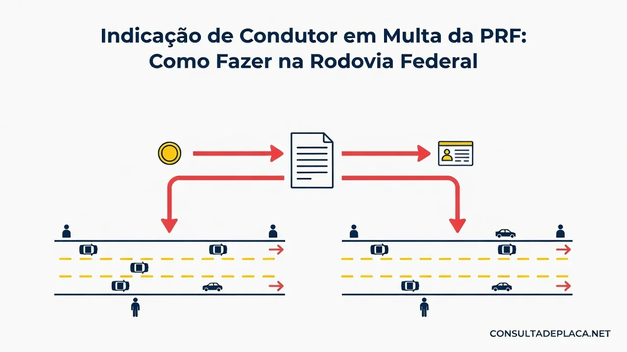 Indicação de Condutor em Multa da PRF 2026: Como Fazer na Rodovia Federal