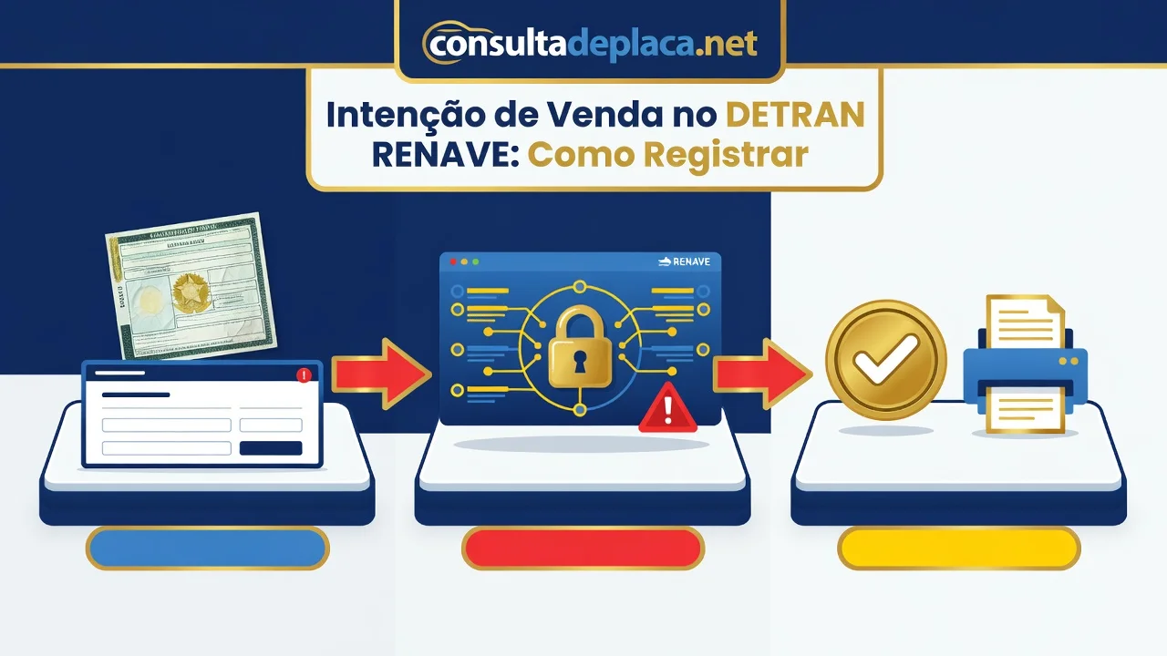 Intenção de Venda no DETRAN RENAVE: Como Registrar