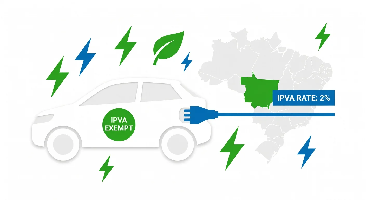 IPVA carro elétrico Pará 2026: alíquota 2% e como funciona