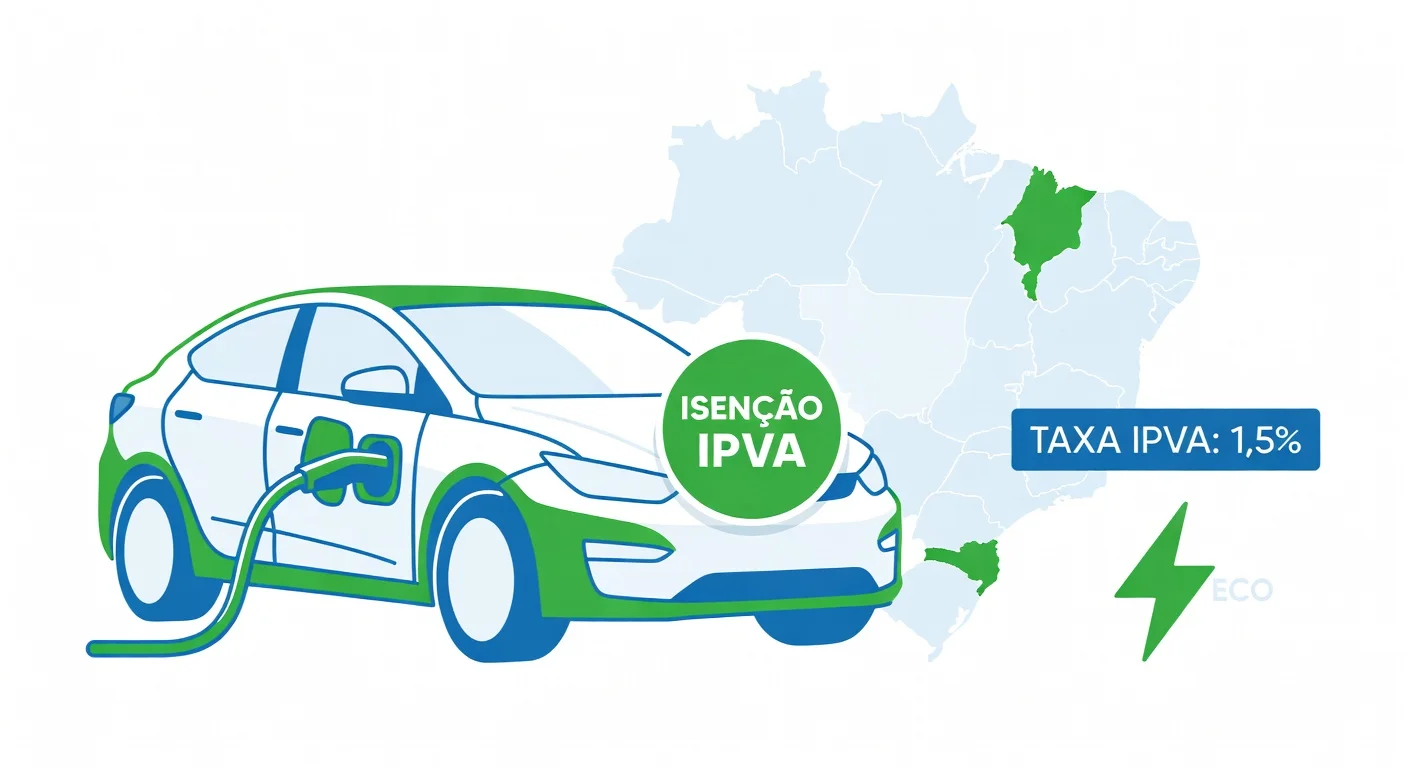 IPVA carro elétrico Paraíba 2026: alíquota 1,5% e como funciona