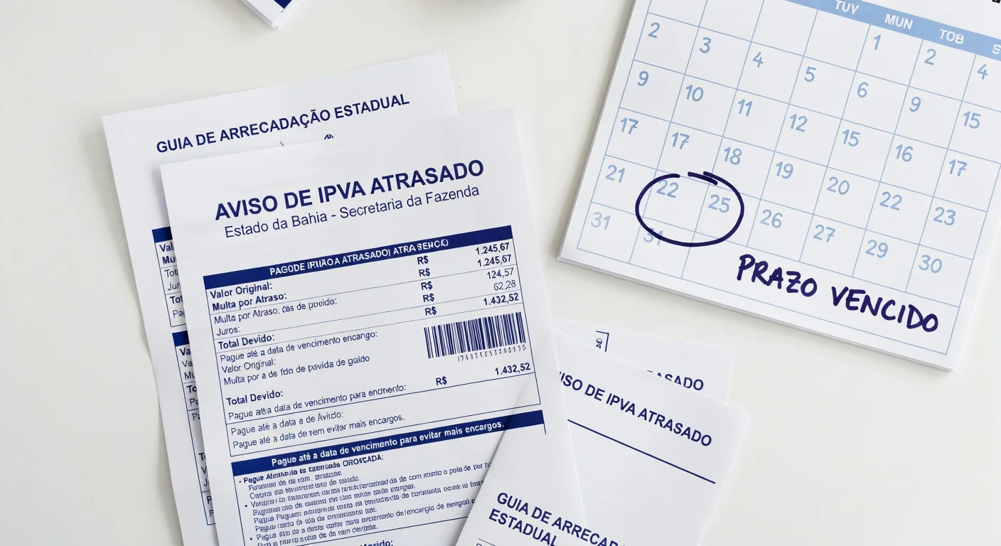 IPVA em Atraso BA: Como Pagar e Evitar Execução Fiscal