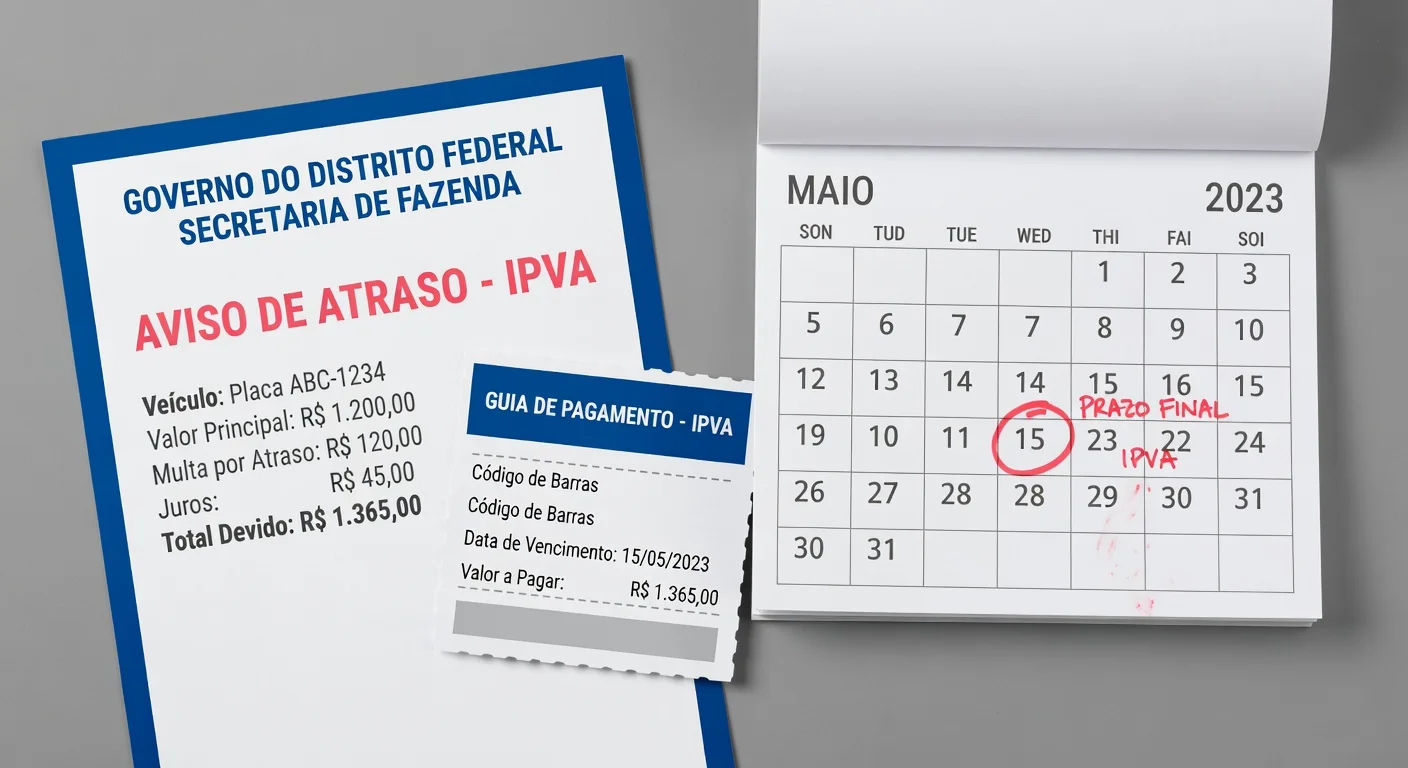 IPVA em Atraso DF: Como Pagar e Evitar Execução Fiscal