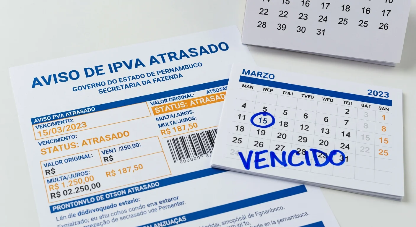 IPVA em Atraso PE: Como Pagar e Evitar Execução Fiscal