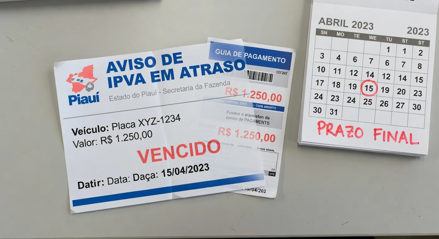 IPVA em Atraso PI: Como Pagar e Evitar Execução Fiscal