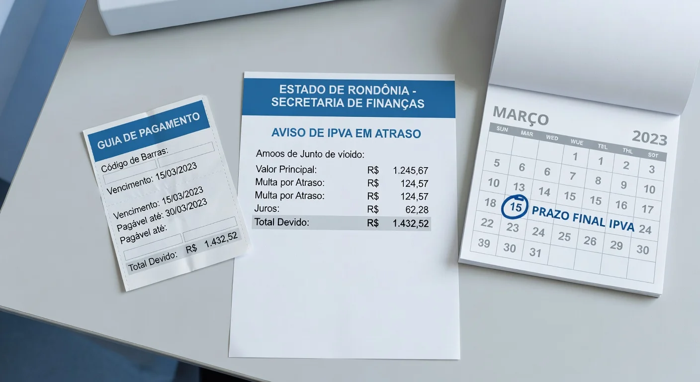 IPVA em Atraso RO: Como Pagar e Evitar Execução Fiscal