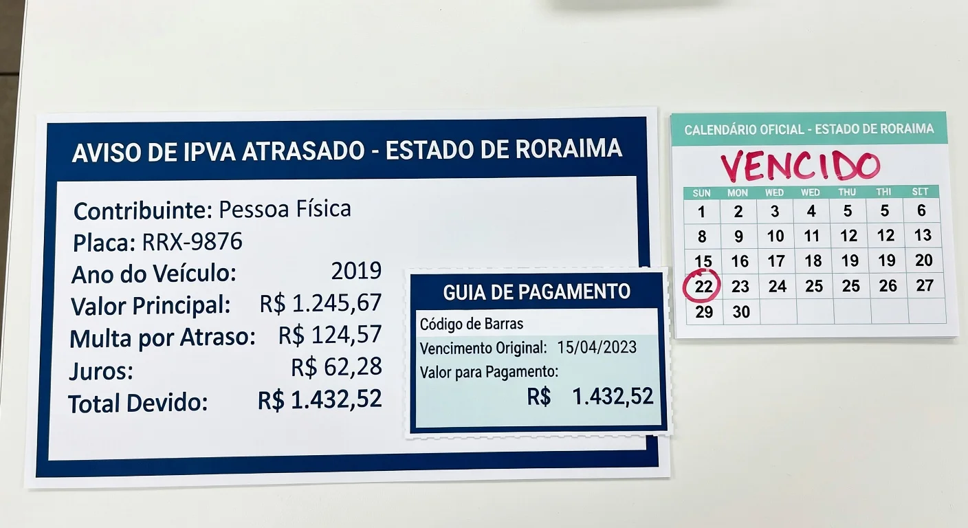 IPVA em Atraso RR: Como Pagar e Evitar Execução Fiscal
