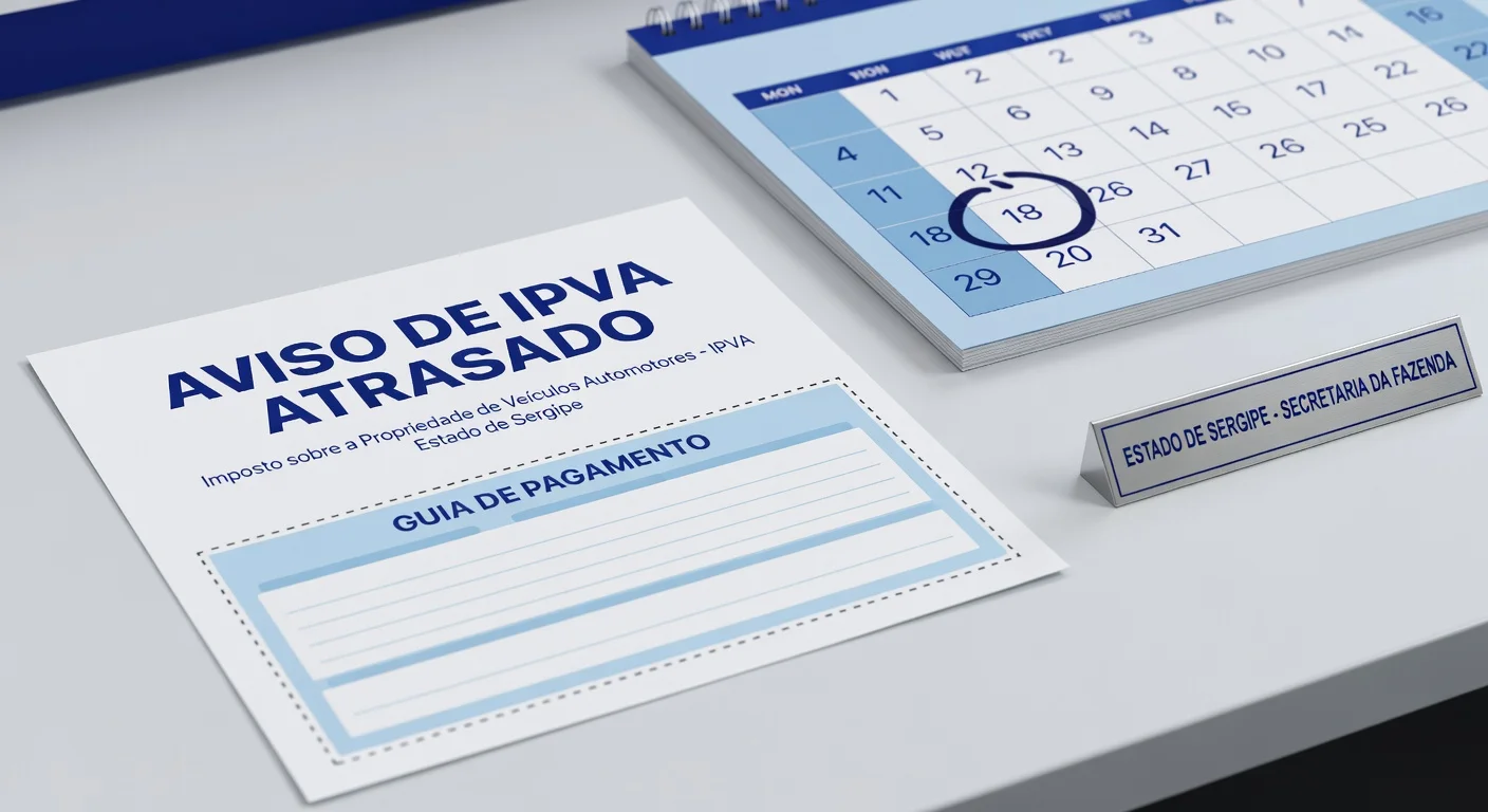 IPVA em Atraso SE: Como Pagar e Evitar Execução Fiscal