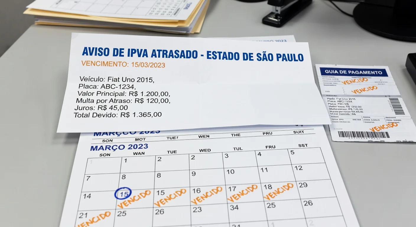 IPVA em Atraso SP: Como Pagar e Evitar Execução Fiscal