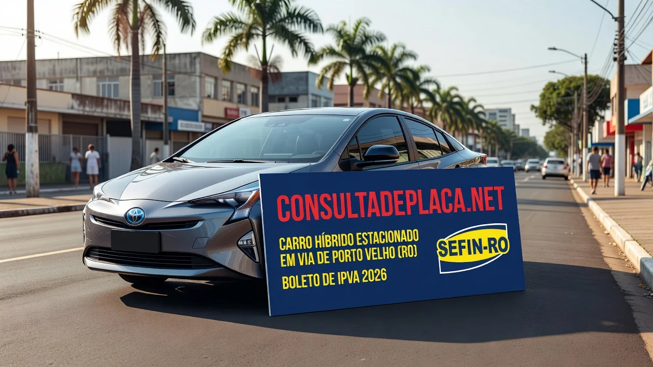 IPVA Carro Híbrido em Rondônia 2026: Alíquota e Isenção