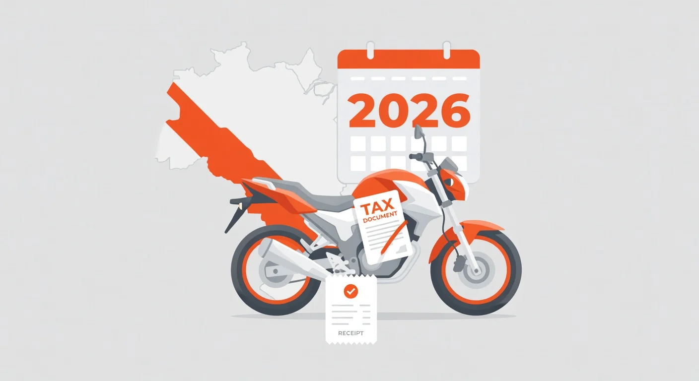 IPVA de Moto Acre 2026: alíquota, como pagar e isenções