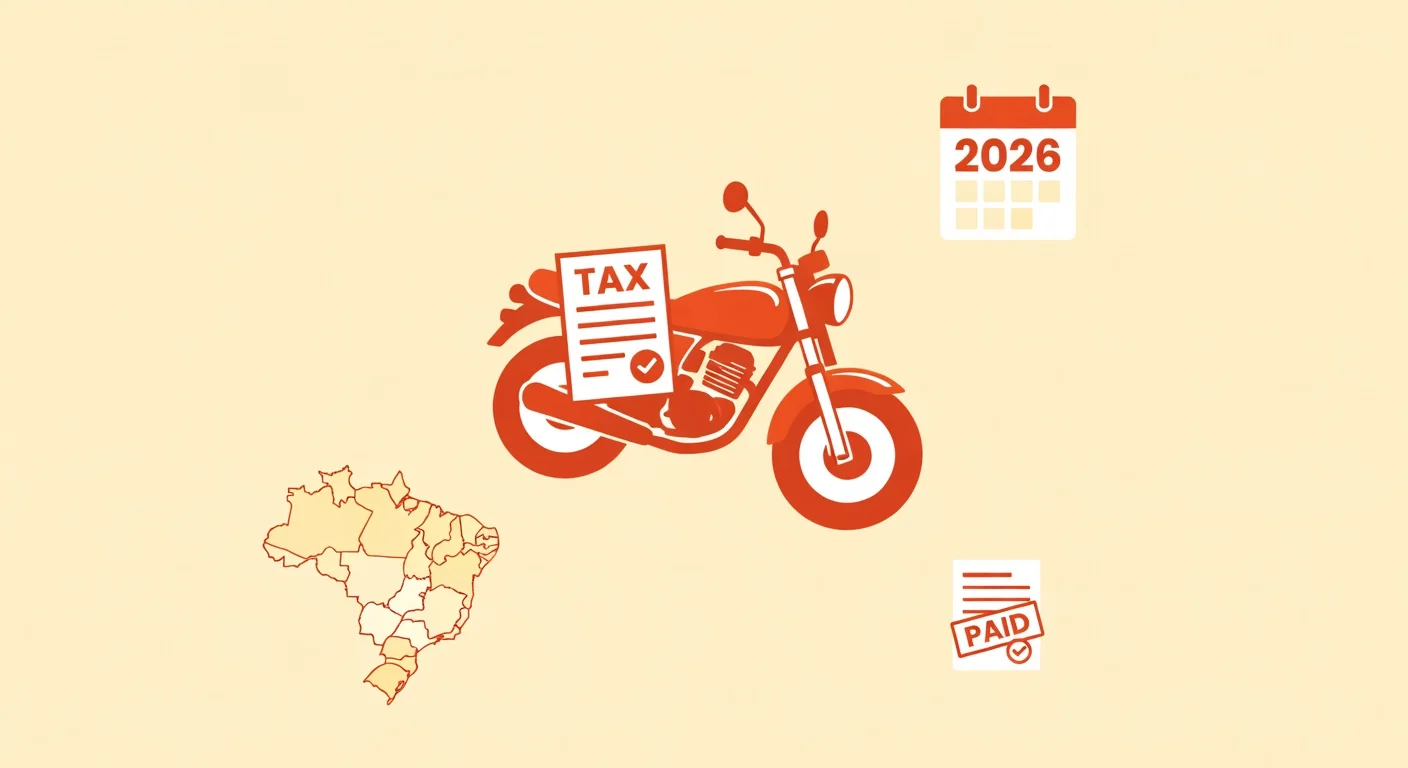 IPVA de Moto Amazonas 2026: alíquota, como pagar e isenções