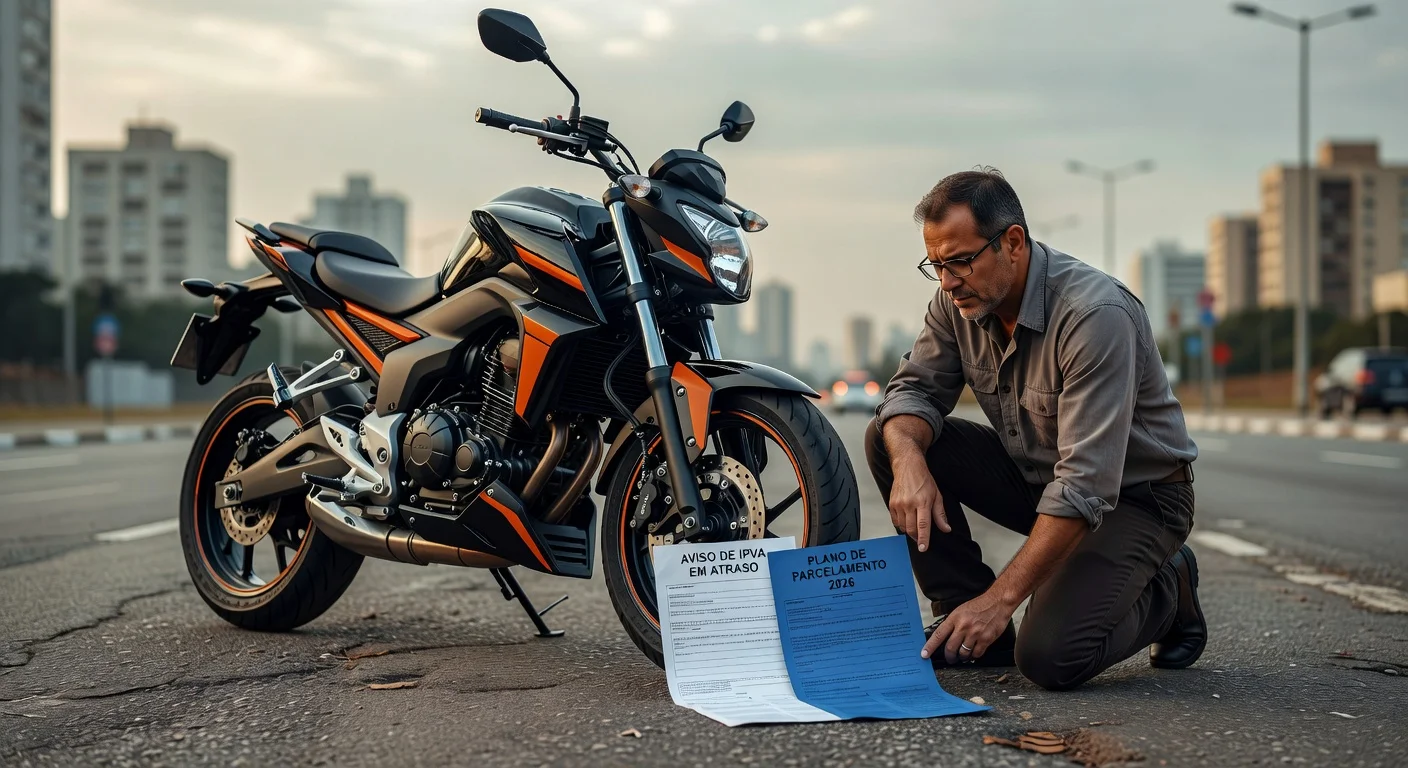 IPVA de Moto Atrasado 2026: Como Parcelar e Negociar