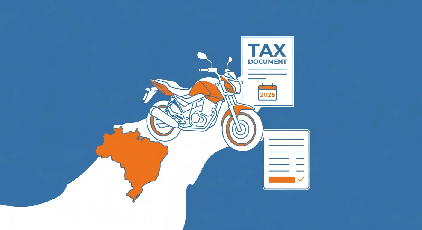 IPVA de Moto Bahia 2026: alíquota, como pagar e isenções