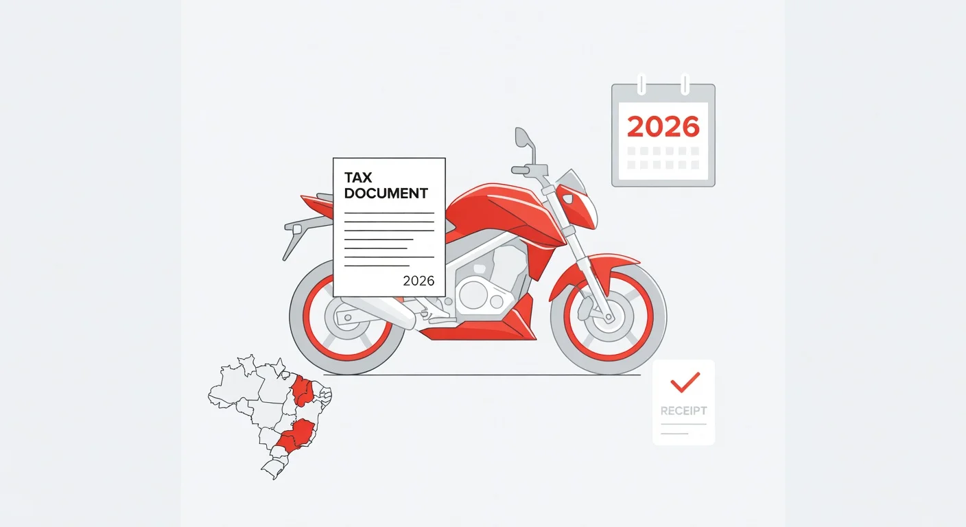 IPVA de Moto Goiás 2026: alíquota, como pagar e isenções