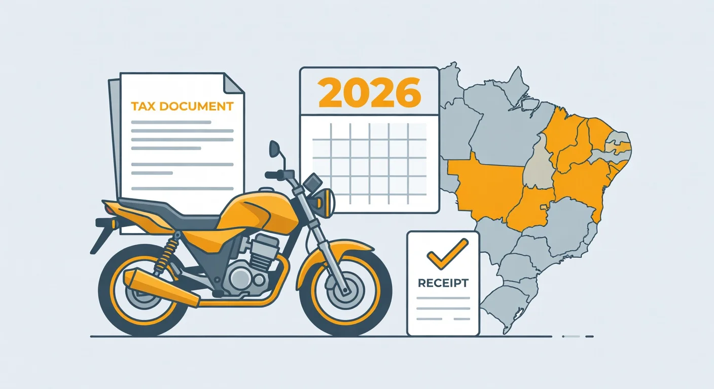 IPVA de Moto Pernambuco 2026: alíquota, como pagar e isenções