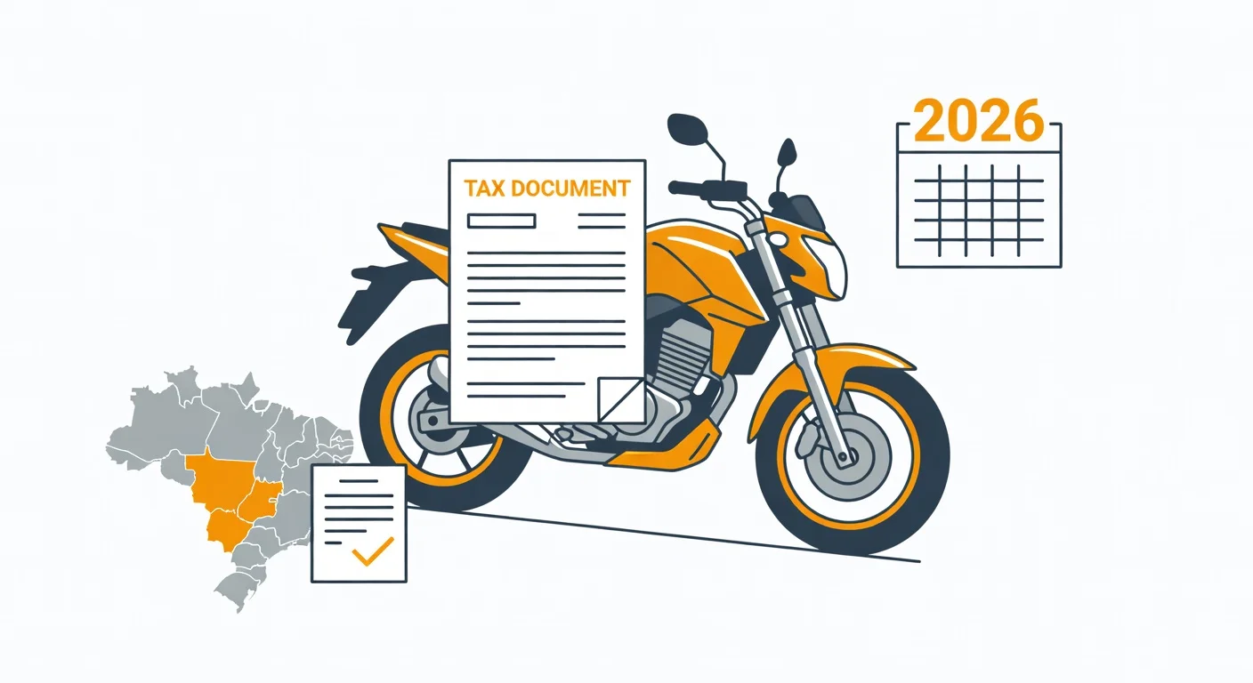 IPVA de Moto Rondônia 2026: alíquota, como pagar e isenções