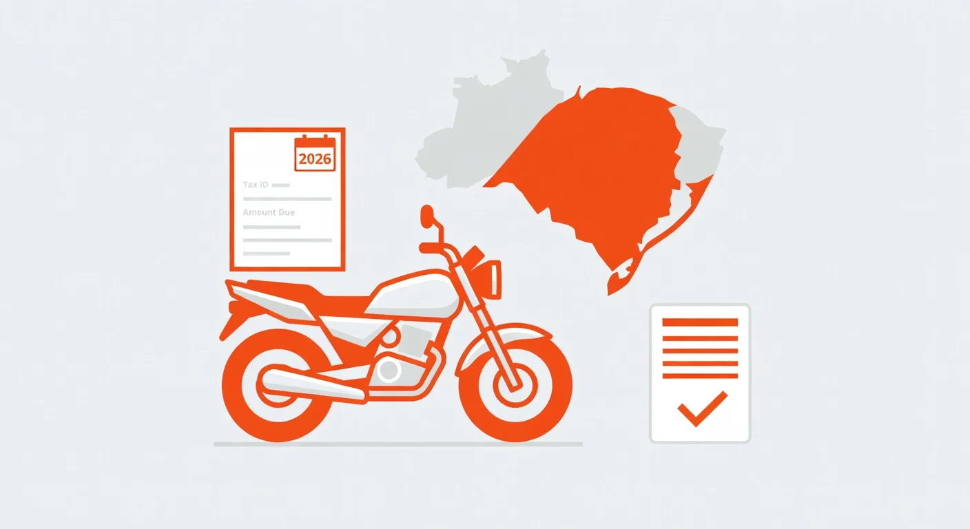 IPVA de Moto Rio Grande do Sul 2026: alíquota, como pagar e isenções